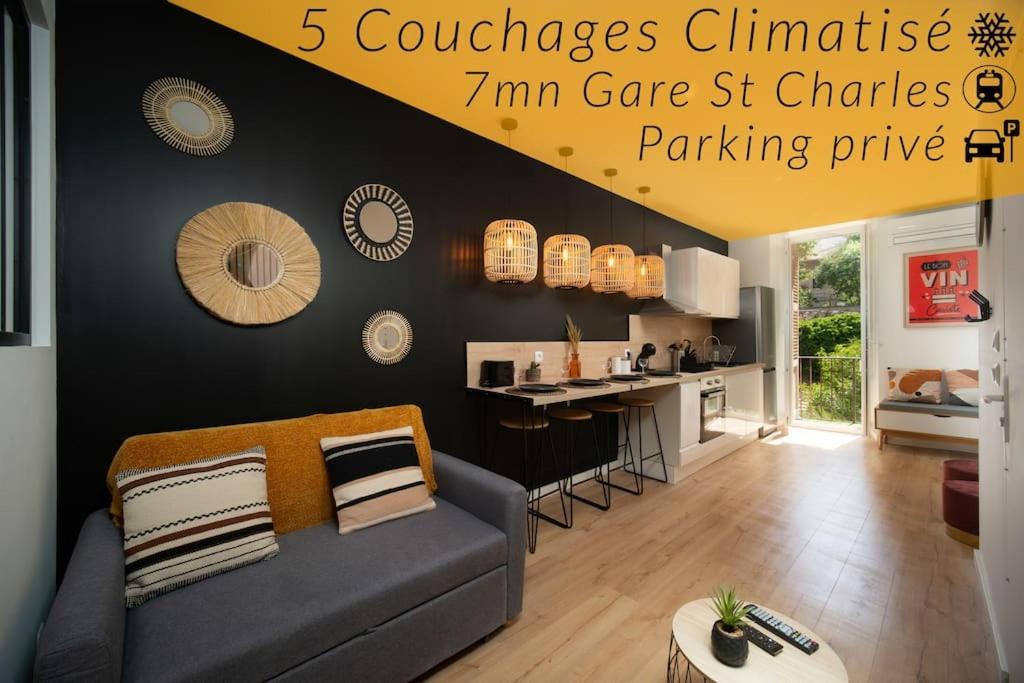 Apartment Air Conditioning Balcony 5 Couchages Marseilles Exterior foto